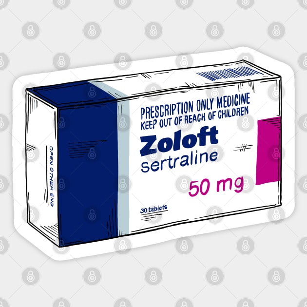 Zoloft sertraline Sticker by Jrfiguer